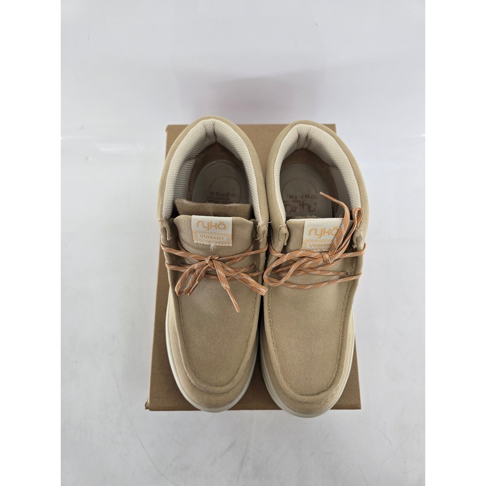 Ryka Vibrant Casual Athletic Shoes Womens 7M Latte Brown Suede Chukka Boot - New